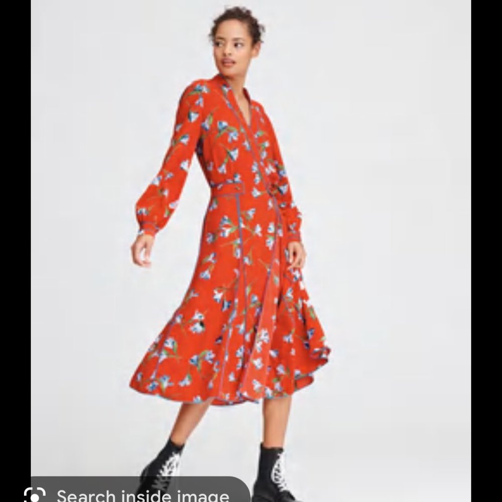 Rag & Bone Hugo Dress - Red - Sz 0